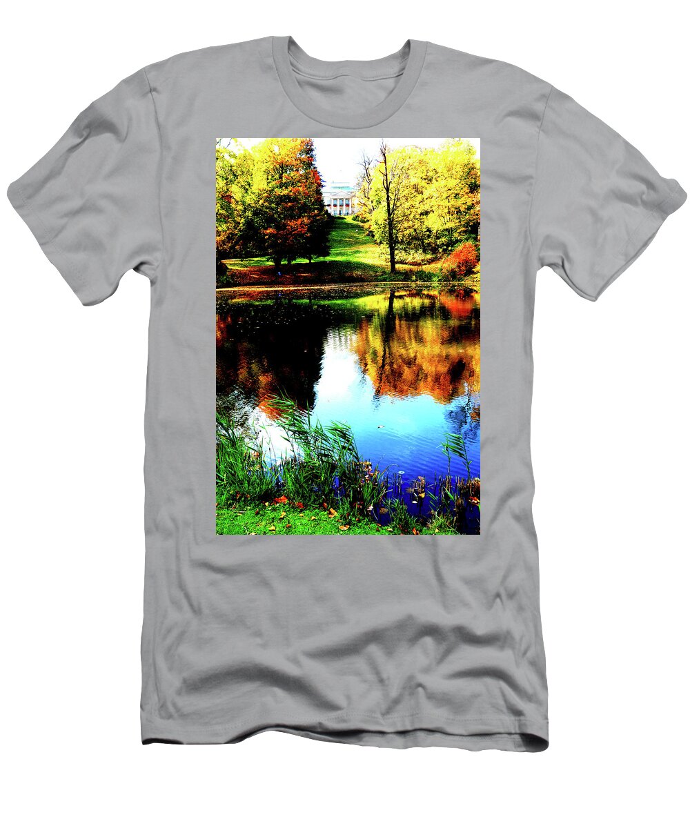 Lazienki T-Shirt featuring the photograph Lazienki Park In Warsaw, Poland 6 by John Siest