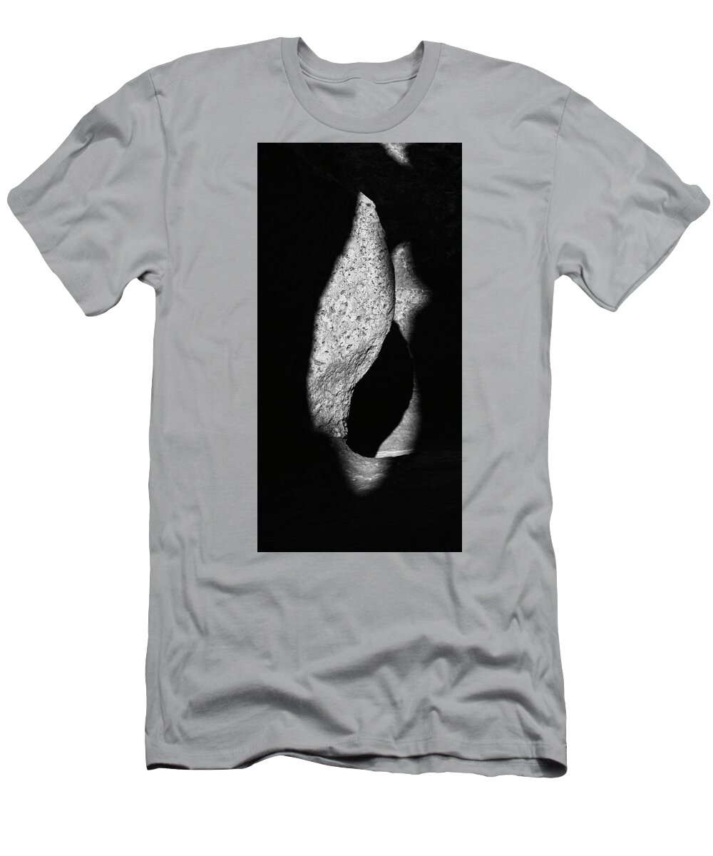 Abstract T-Shirt featuring the photograph Light and Shadow by Mary Lee Dereske