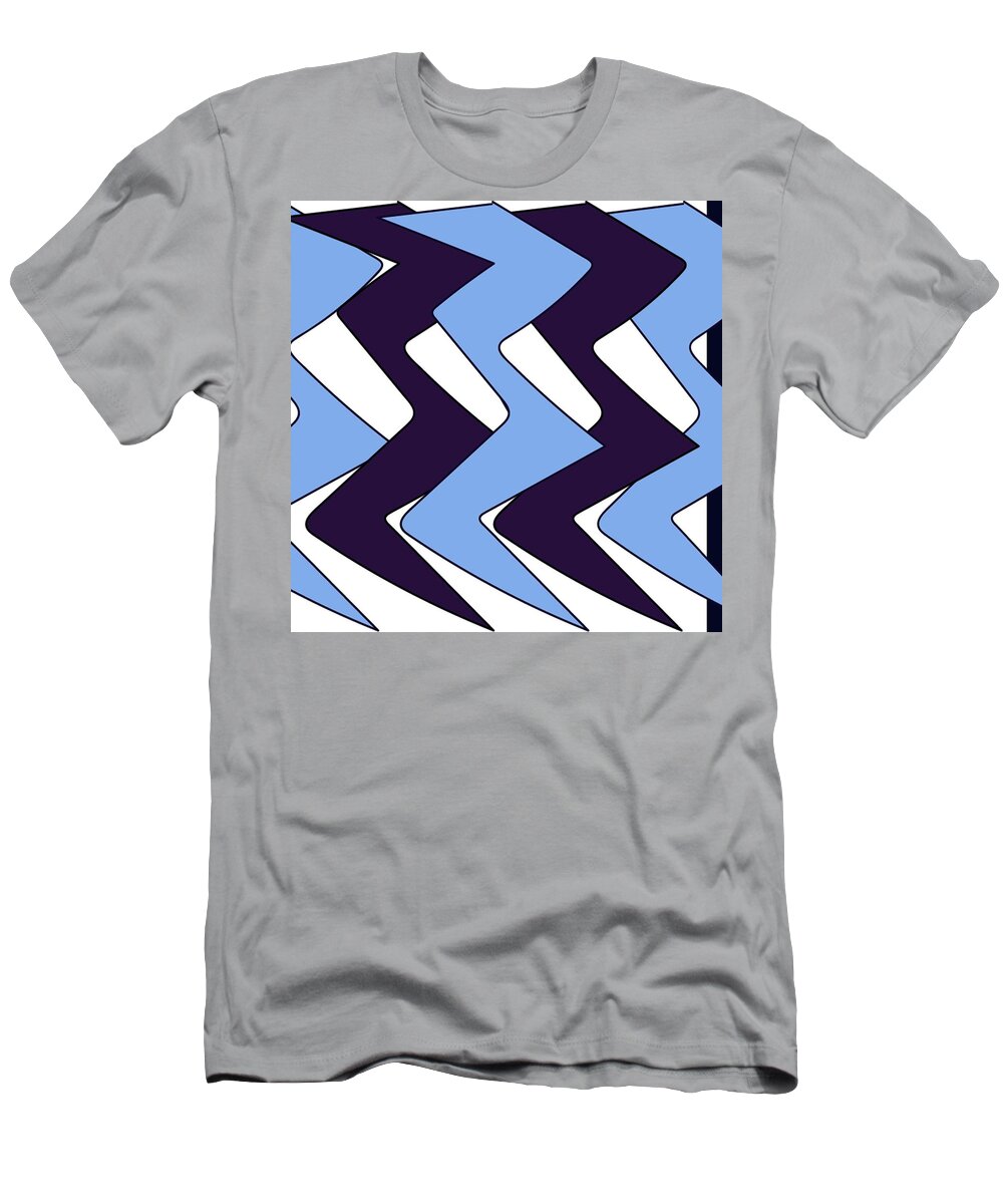 Pattern T-Shirt featuring the digital art Lightening Strike by Ashley Rice