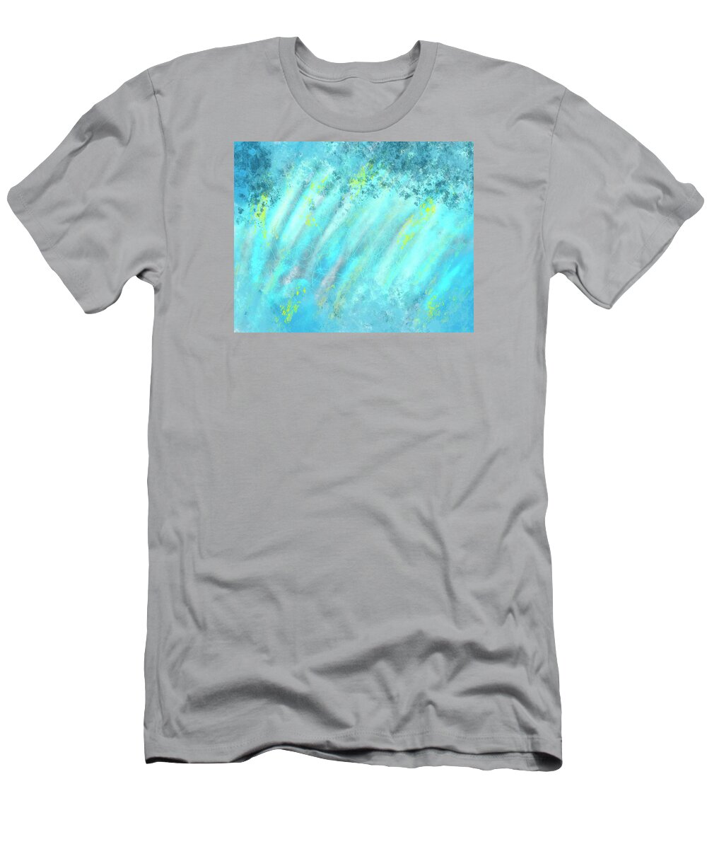 Lightning T-Shirt featuring the digital art Lightning by Ruth Harrigan