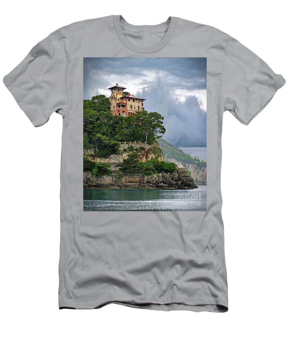 Liguria T-Shirt featuring the photograph Liguria. Riviera di Levante by Jennie Breeze