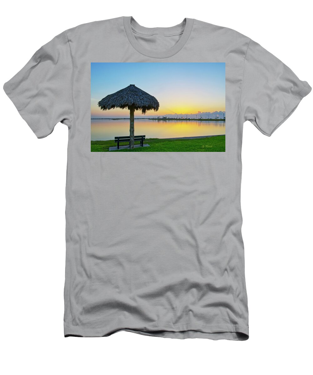 Sunrise T-Shirt featuring the photograph Little Bay Peace and Calm by Ty Husak