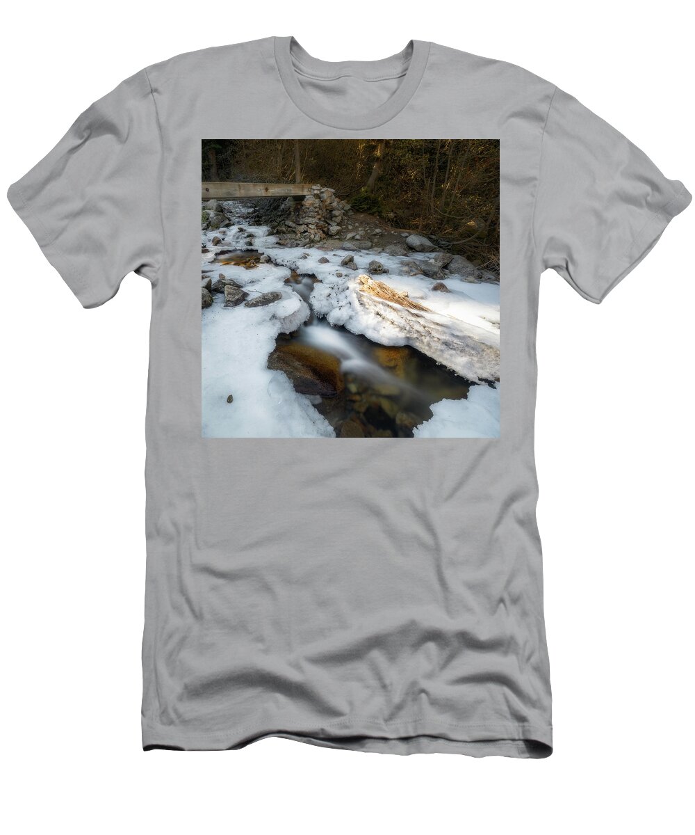 Utah T-Shirt featuring the photograph Little Cottonwood Autumn Snow by Donnie Whitaker