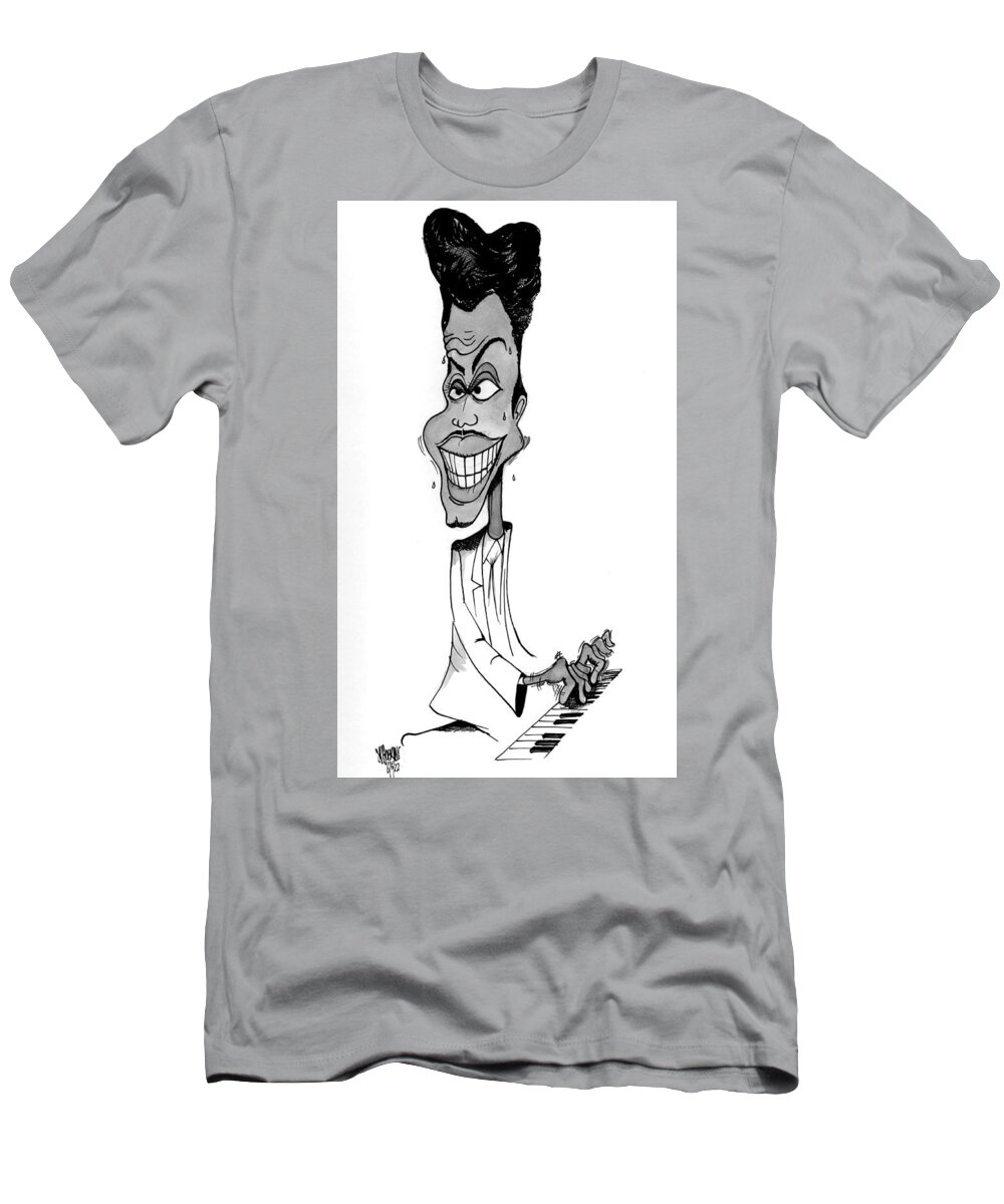 Good T-Shirt featuring the drawing Little Richard by Michael Hopkins