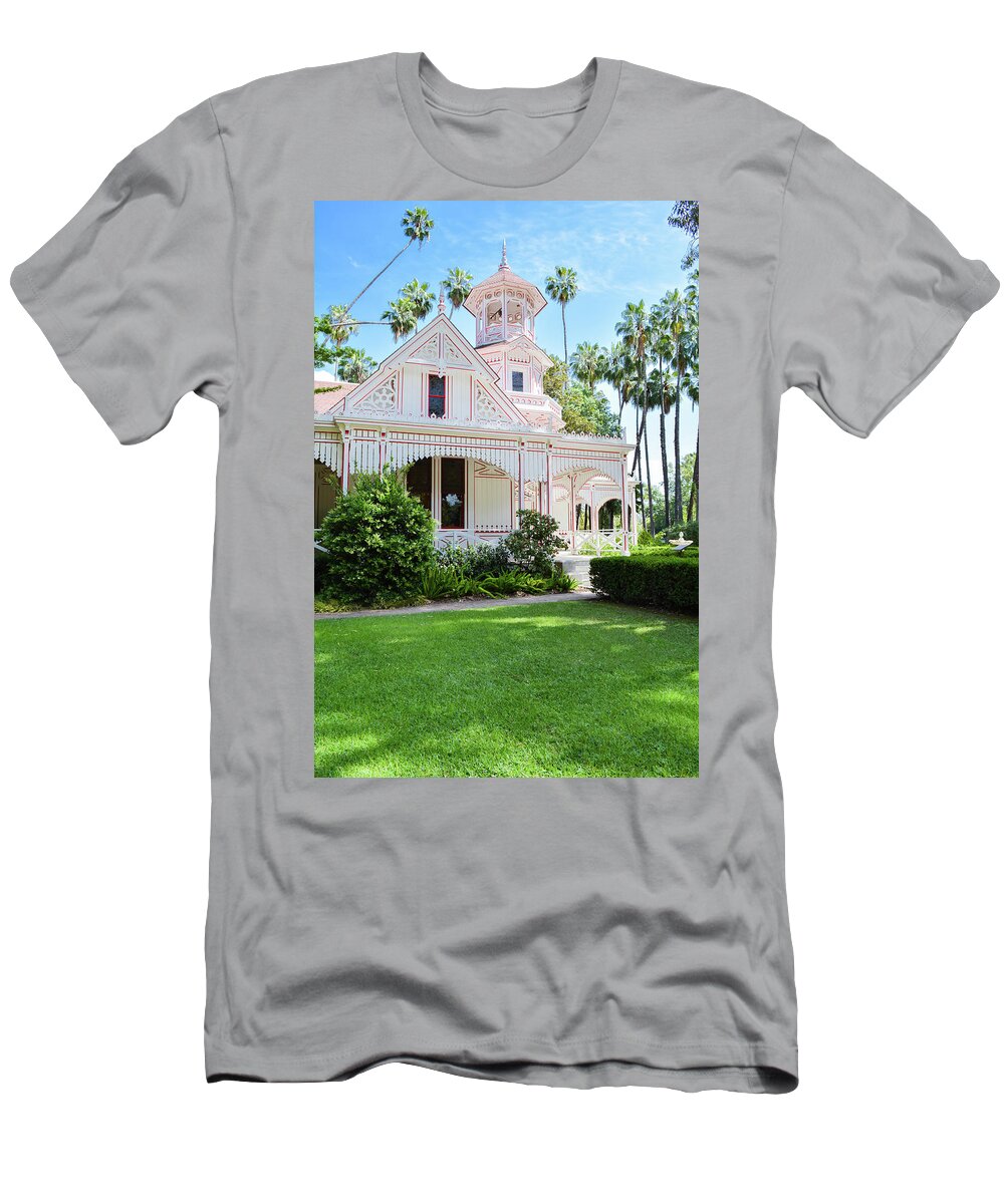Queen Anne Cottage T-Shirt featuring the photograph Los Angeles Queen Anne Cottage Portrait by Kyle Hanson