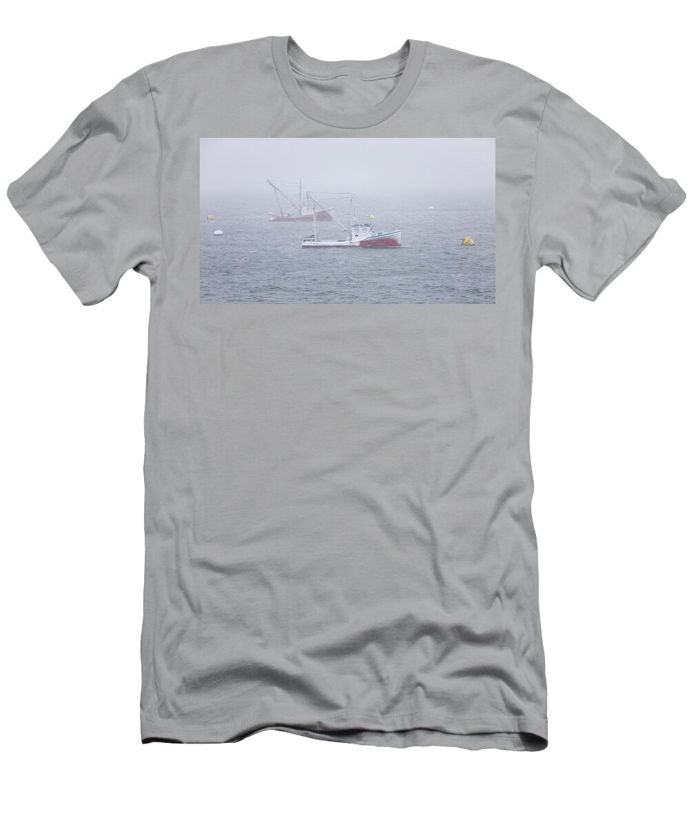 Maine T-Shirt featuring the photograph Lubec Twins by Colin Chase