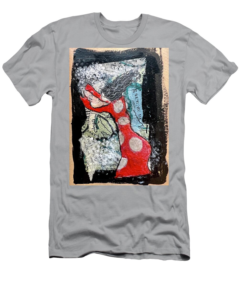  T-Shirt featuring the painting Madrid Dance by Theresa Marie Johnson