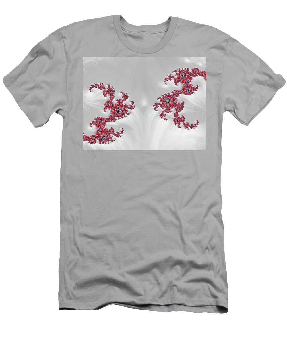 Abstract T-Shirt featuring the digital art Magnetism by Manpreet Sokhi