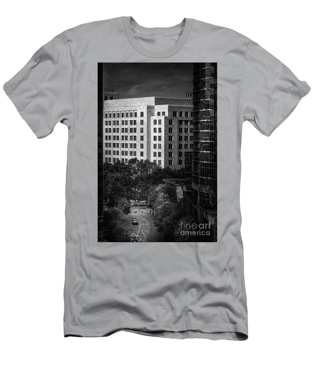 1101 Juniper T-Shirt featuring the photograph Midtown From Park Central by Doug Sturgess
