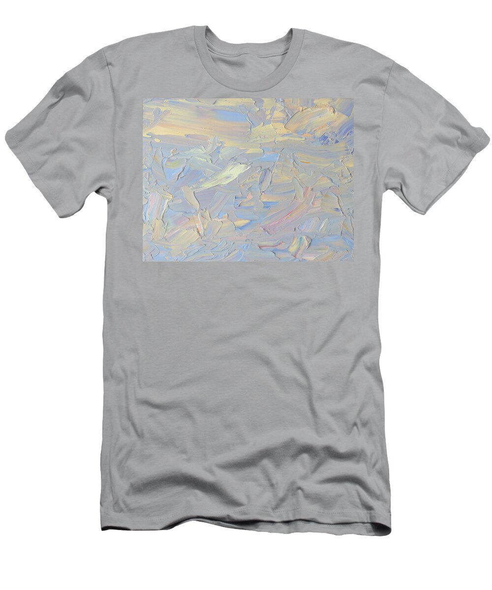 Minimal T-Shirt featuring the painting Minimal 11 by James W Johnson