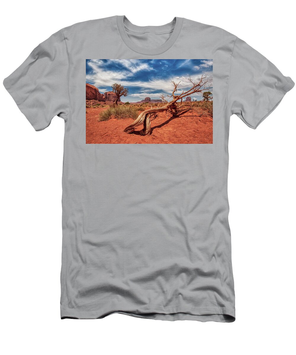Plant T-Shirt featuring the photograph Monument Valley 02 by Micah Offman