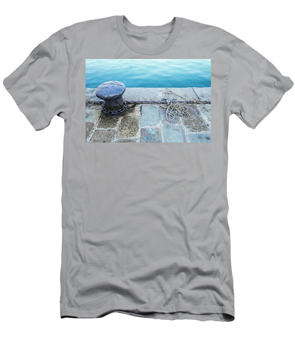 Nautical T-Shirt featuring the photograph Mooring bollard by Fabiano Di Paolo