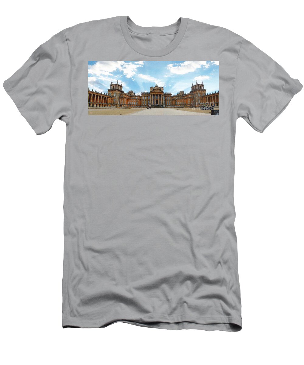 Blenheim Palace T-Shirt featuring the photograph Morning at Blenheim Palace by Brian Watt