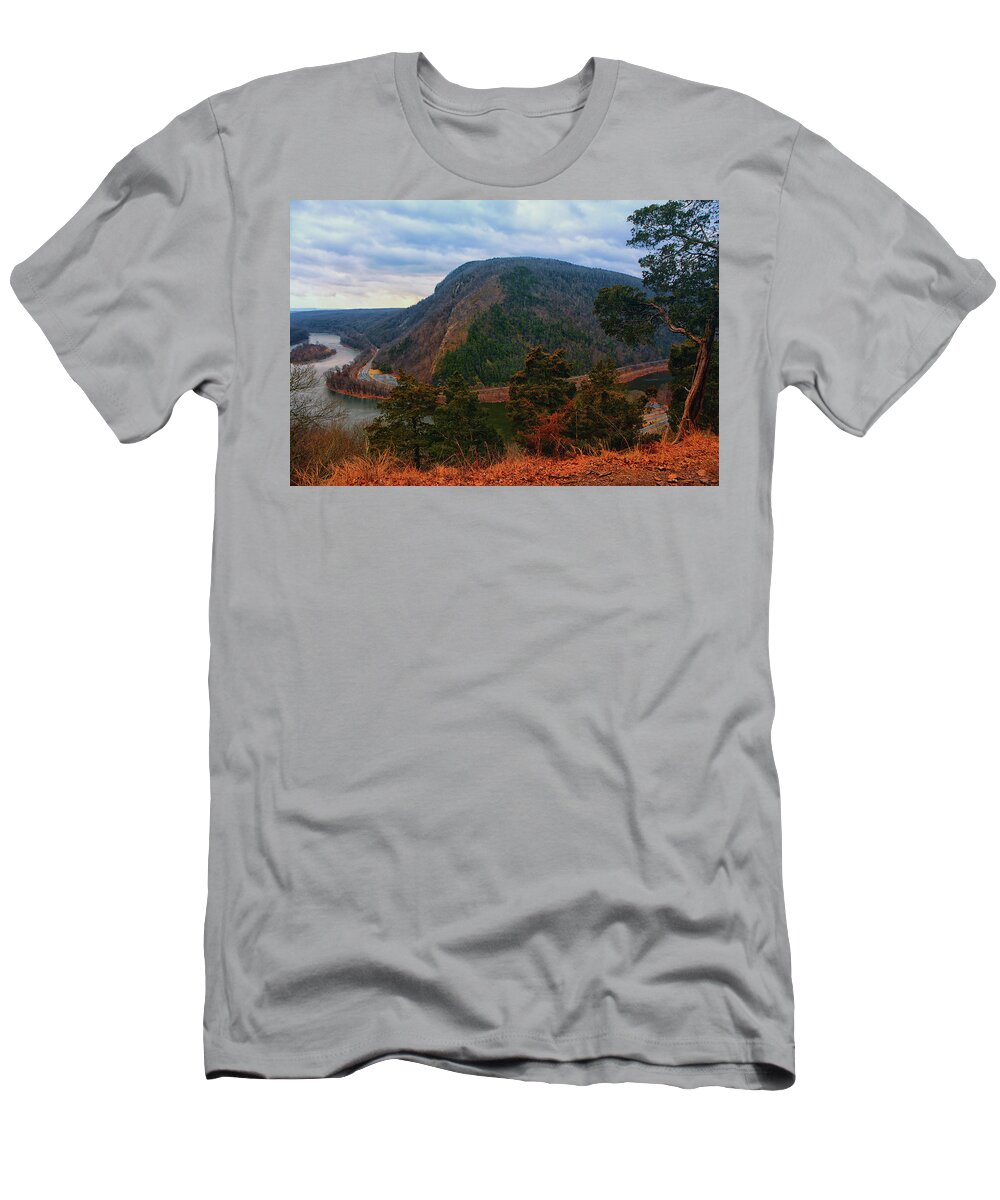 Mount Minsi From Mount Tammany 2 T-Shirt featuring the photograph Mount Minsi from Mount Tammany 2 by Raymond Salani III