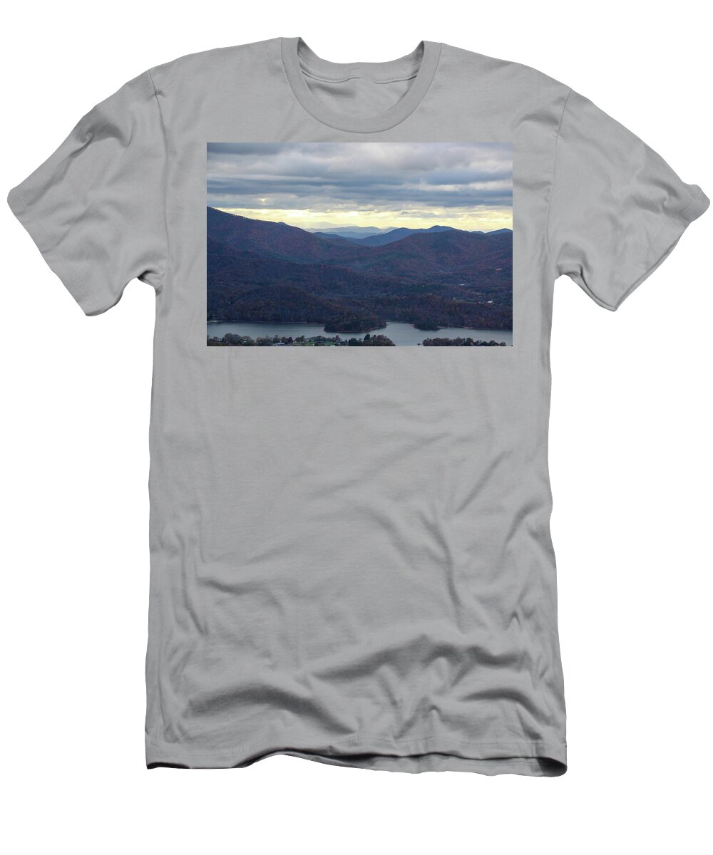 Lake T-Shirt featuring the photograph Mountain Lakes by Richie Parks