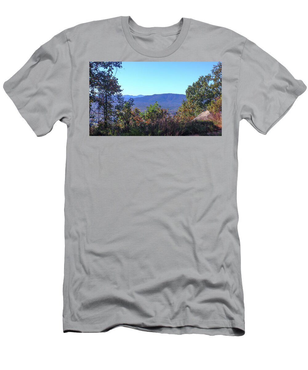 Mountains T-Shirt featuring the photograph Mountain To Mountain by Ed Williams