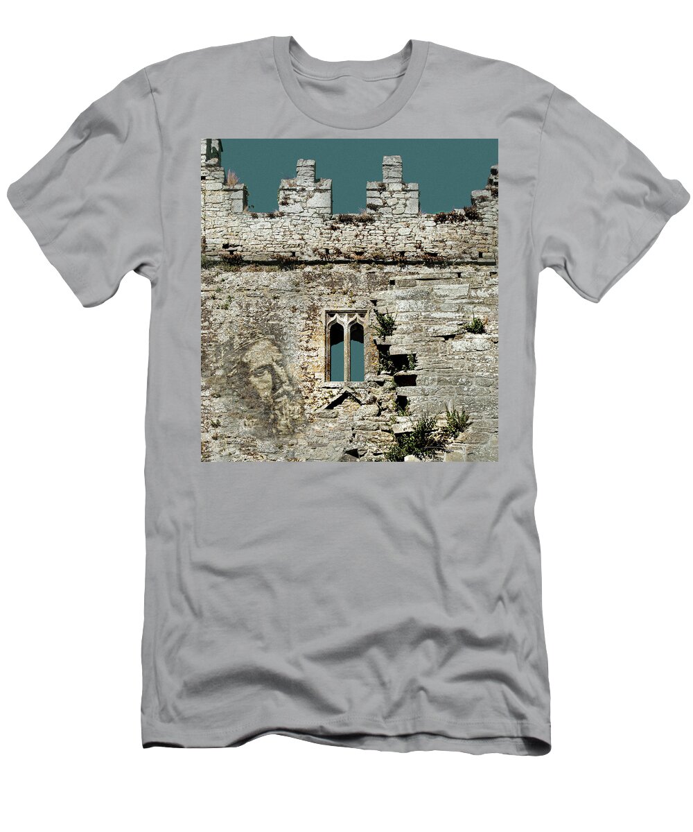 Medieval Art T-Shirt featuring the photograph My Lady's,Window by Edward Shmunes
