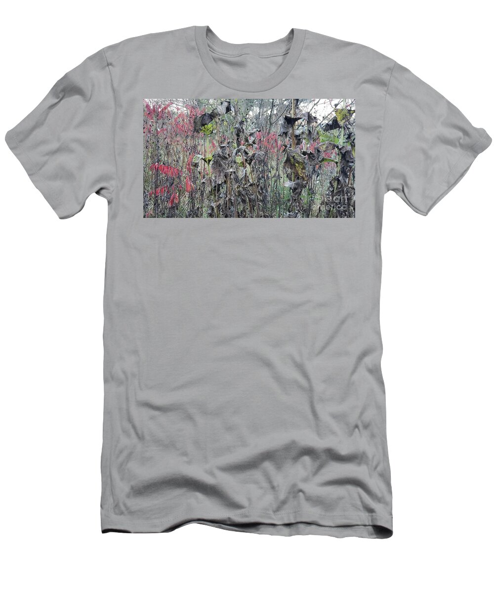 End Of The Season T-Shirt featuring the photograph Nature's Painting by Rosanne Licciardi