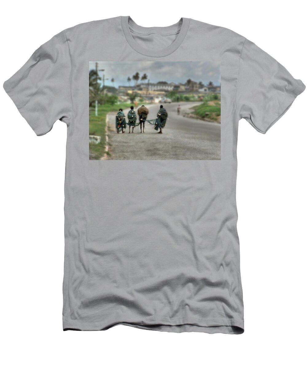 Boys T-Shirt featuring the photograph Net Boys by Wayne King