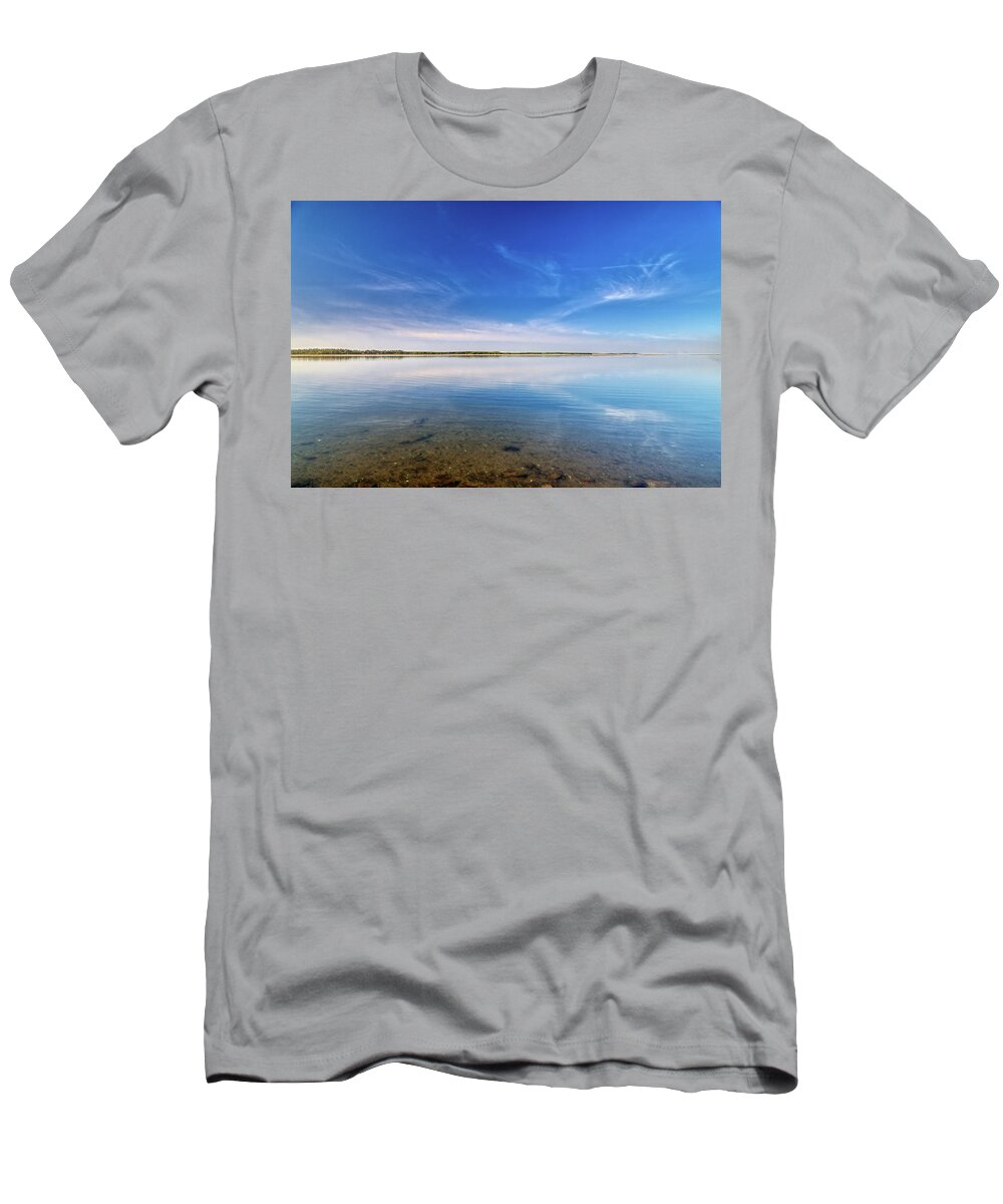 Bay T-Shirt featuring the photograph Netarts Bay by Loyd Towe Photography