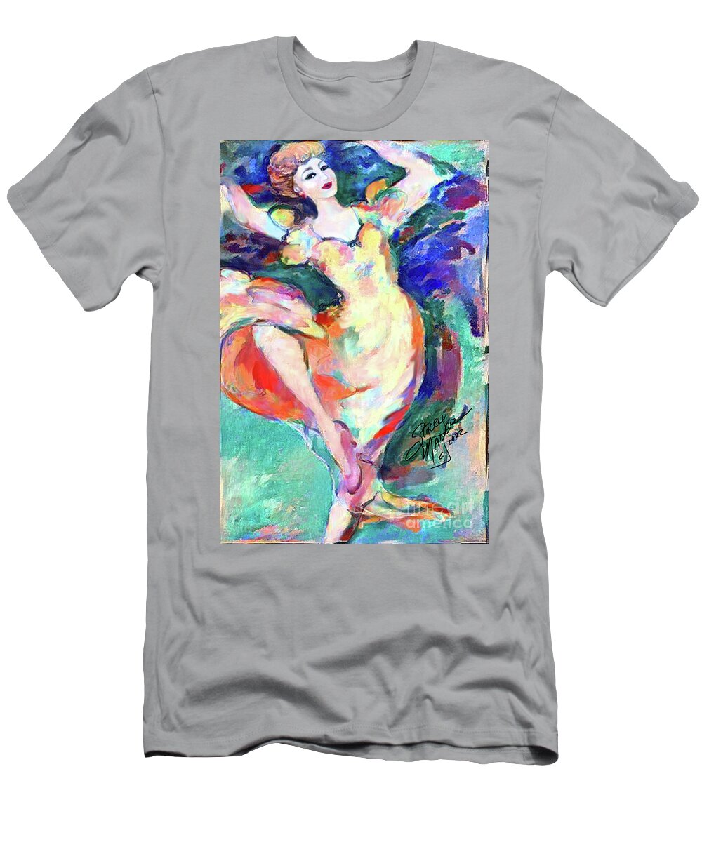 Figurative Art T-Shirt featuring the digital art New Dancing Shoes 02 by Stacey Mayer