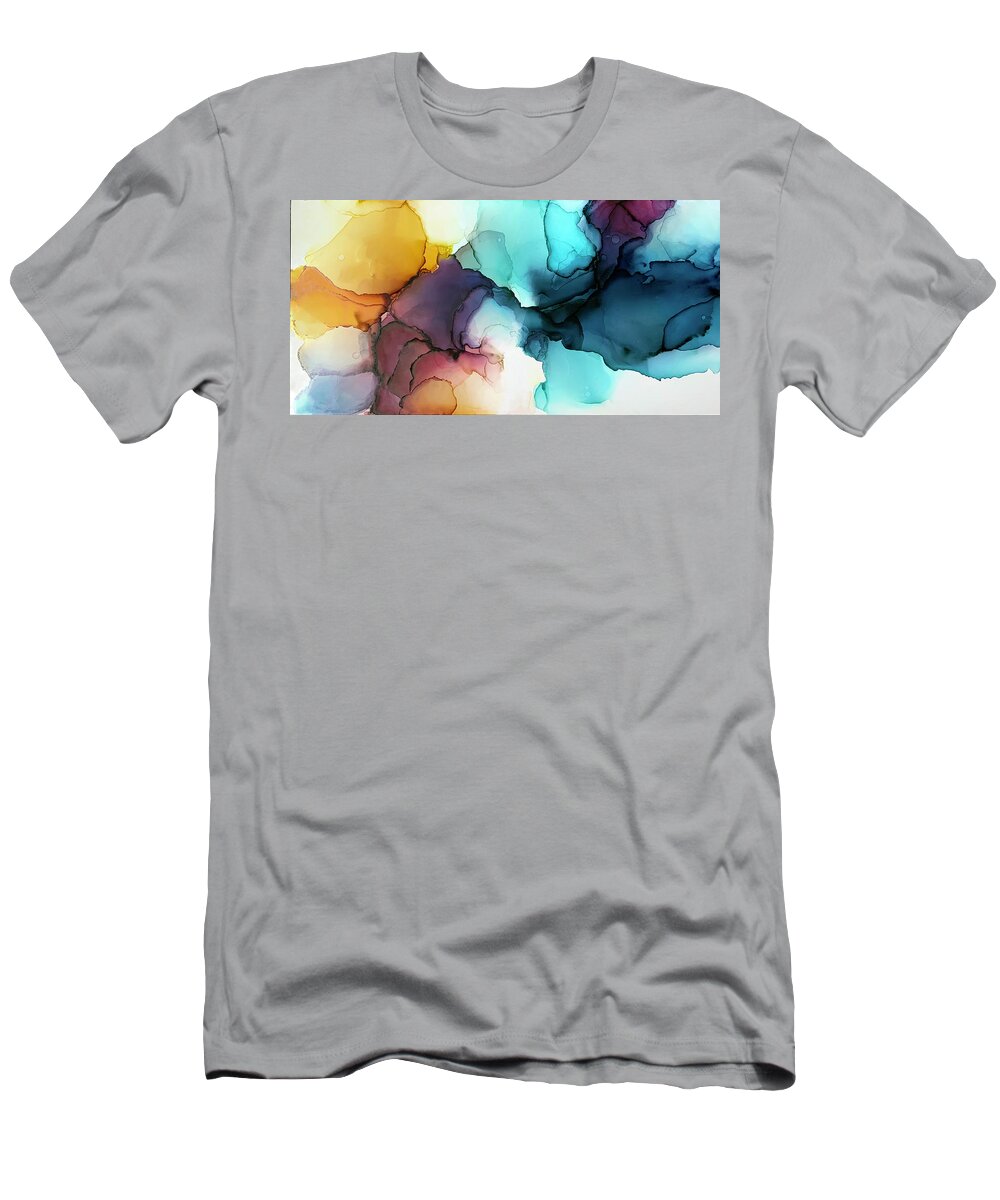 Abstract T-Shirt featuring the painting Oblivion by Eric Fischer