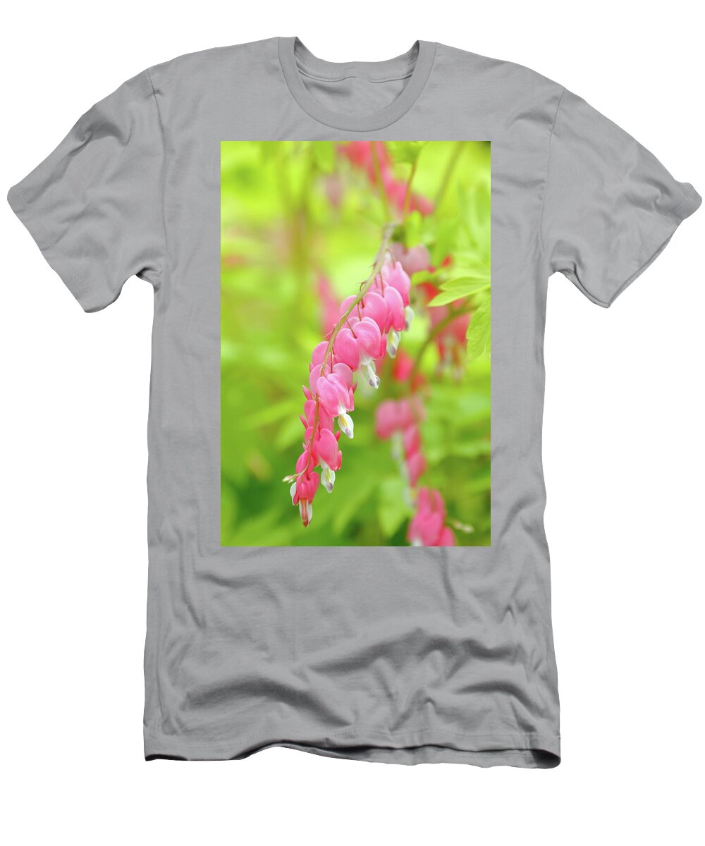 Plant T-Shirt featuring the photograph Oh My Bleeding Heart by Lens Art Photography By Larry Trager