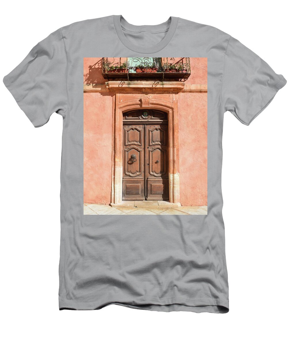 Old Door T-Shirt featuring the photograph Old Wood Door Photo 103 by Lucie Dumas