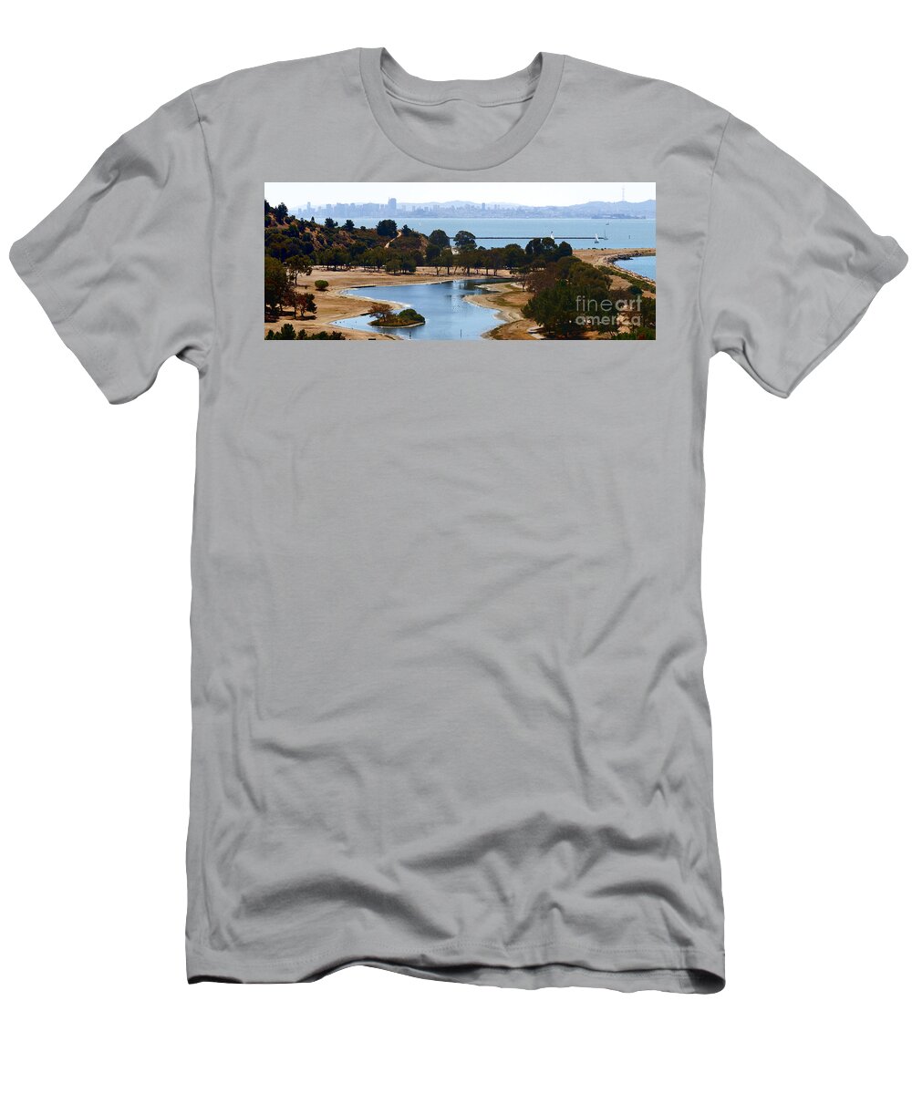 Bay Area T-Shirt featuring the photograph On a Clear Day You can See San Francisco by Tony Lee