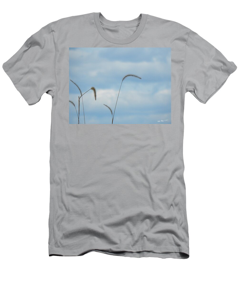 Clouds T-Shirt featuring the photograph Open Spaces by Wild Thing