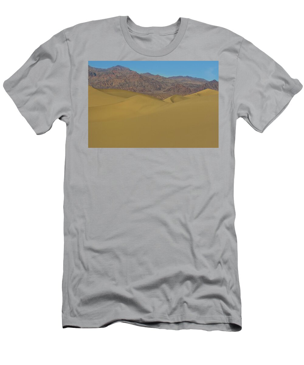 Mesquite Dunes T-Shirt featuring the photograph Over the dunes and beyond by Kunal Mehra