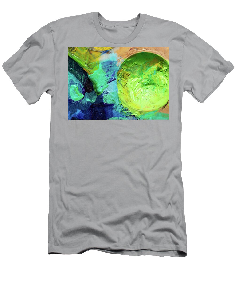 Art T-Shirt featuring the photograph Painter's Palette 2 by Amelia Pearn