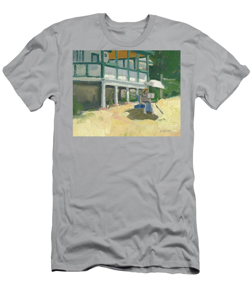 Plein Air Painting T-Shirt featuring the painting Painting with Friends, Julian by Paul Strahm