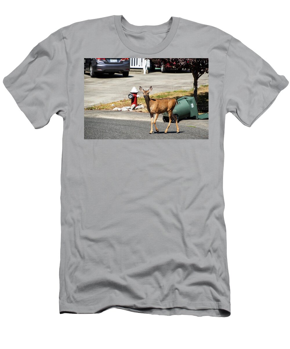 Parking Is So Hard To Find T-Shirt featuring the photograph Parking Is So Hard to Find by Tom Cochran