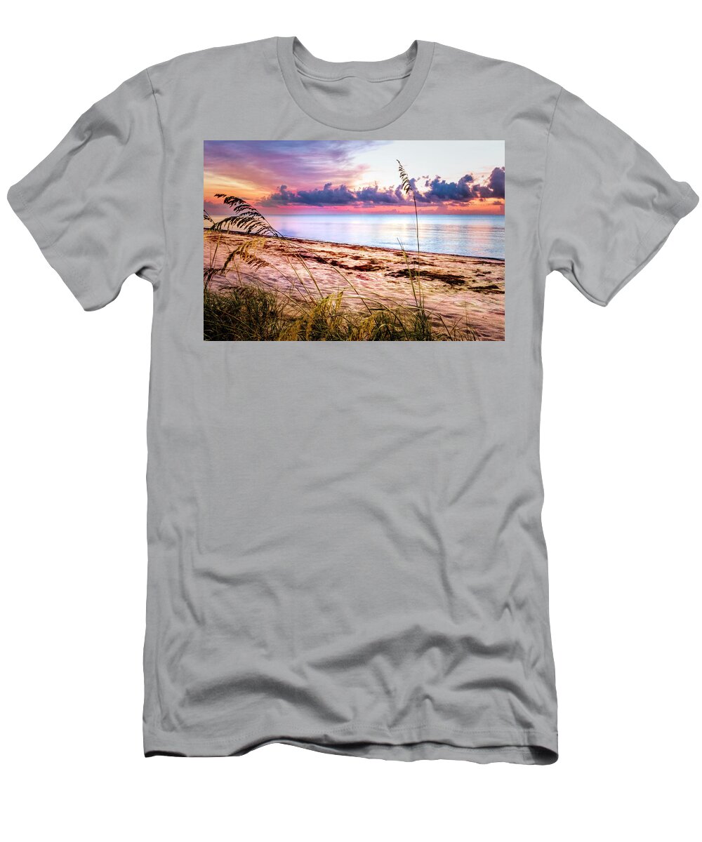 Boats T-Shirt featuring the photograph Peaceful Ocean Dunes by Debra and Dave Vanderlaan