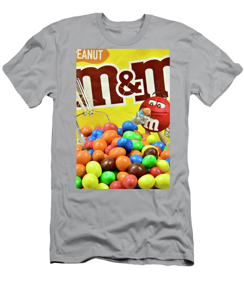 Peanut M&m’s T-Shirt featuring the photograph Peanut M and Ms by Neil R Finlay