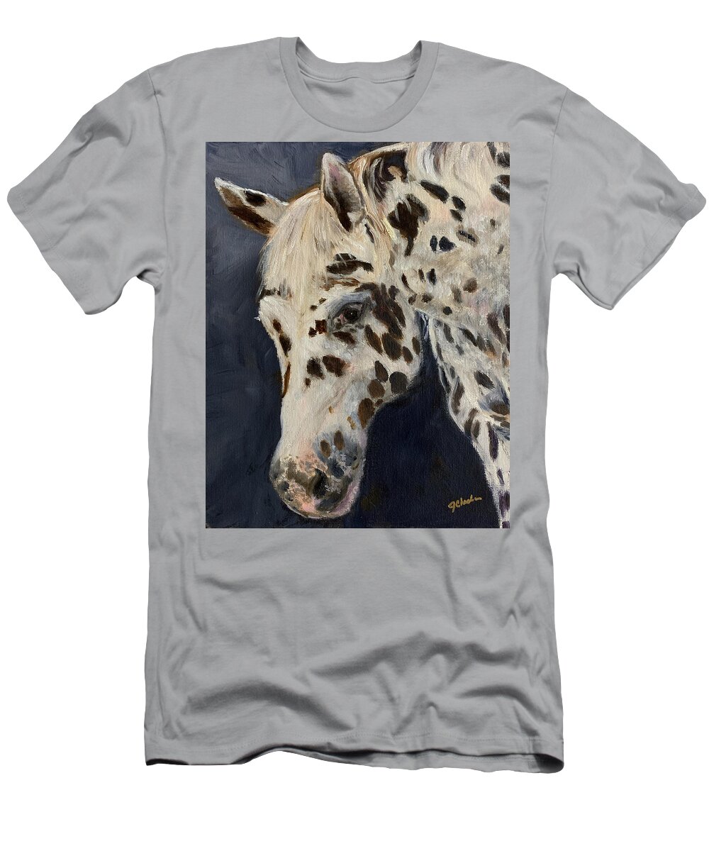 Horse T-Shirt featuring the painting Phoenix by Jan Chesler