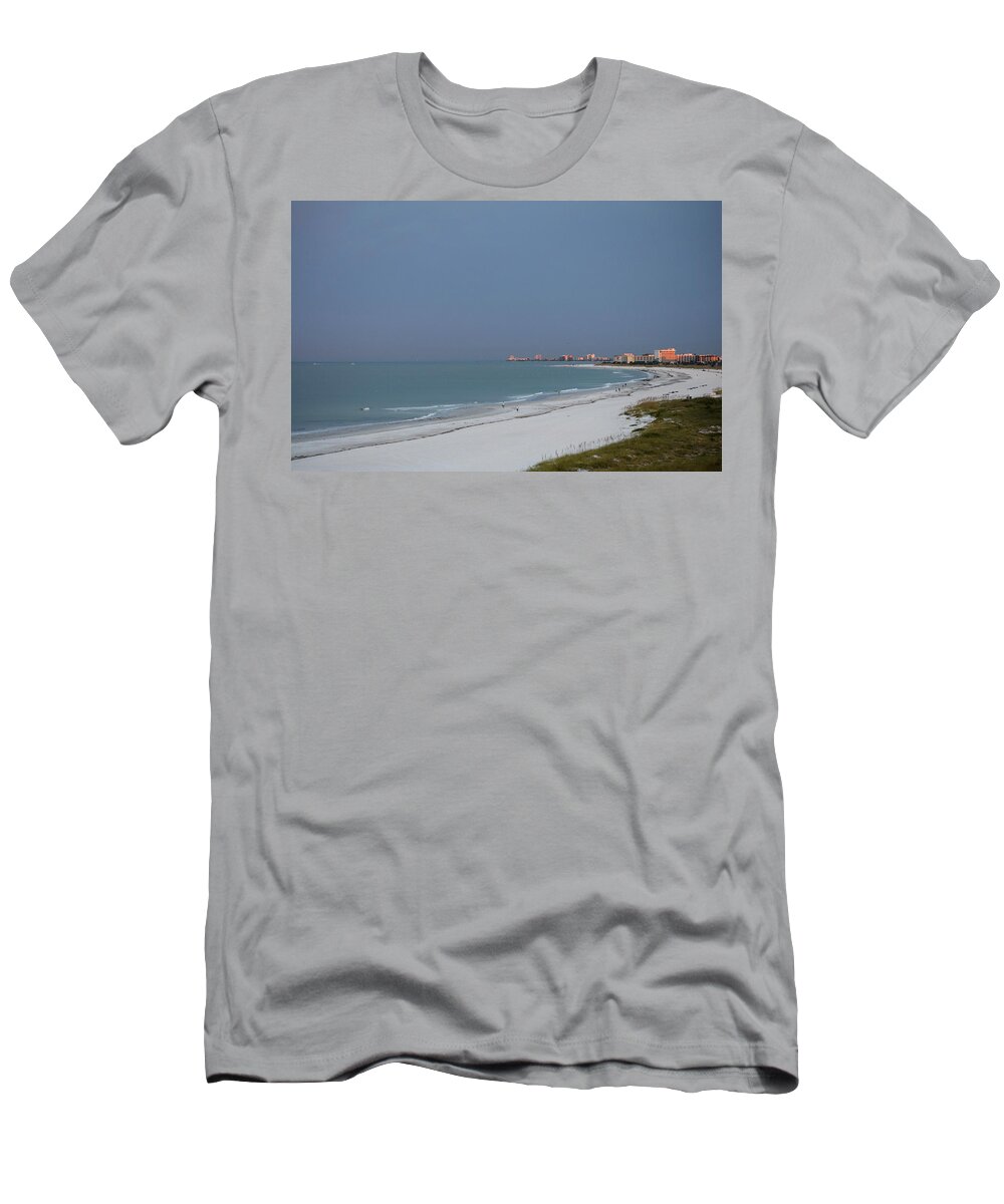 Beach T-Shirt featuring the photograph Photo 82 Sunset by Lucie Dumas