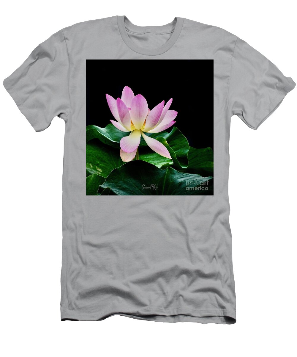 Art T-Shirt featuring the photograph The Pink Water Lily by Jeannie Rhode