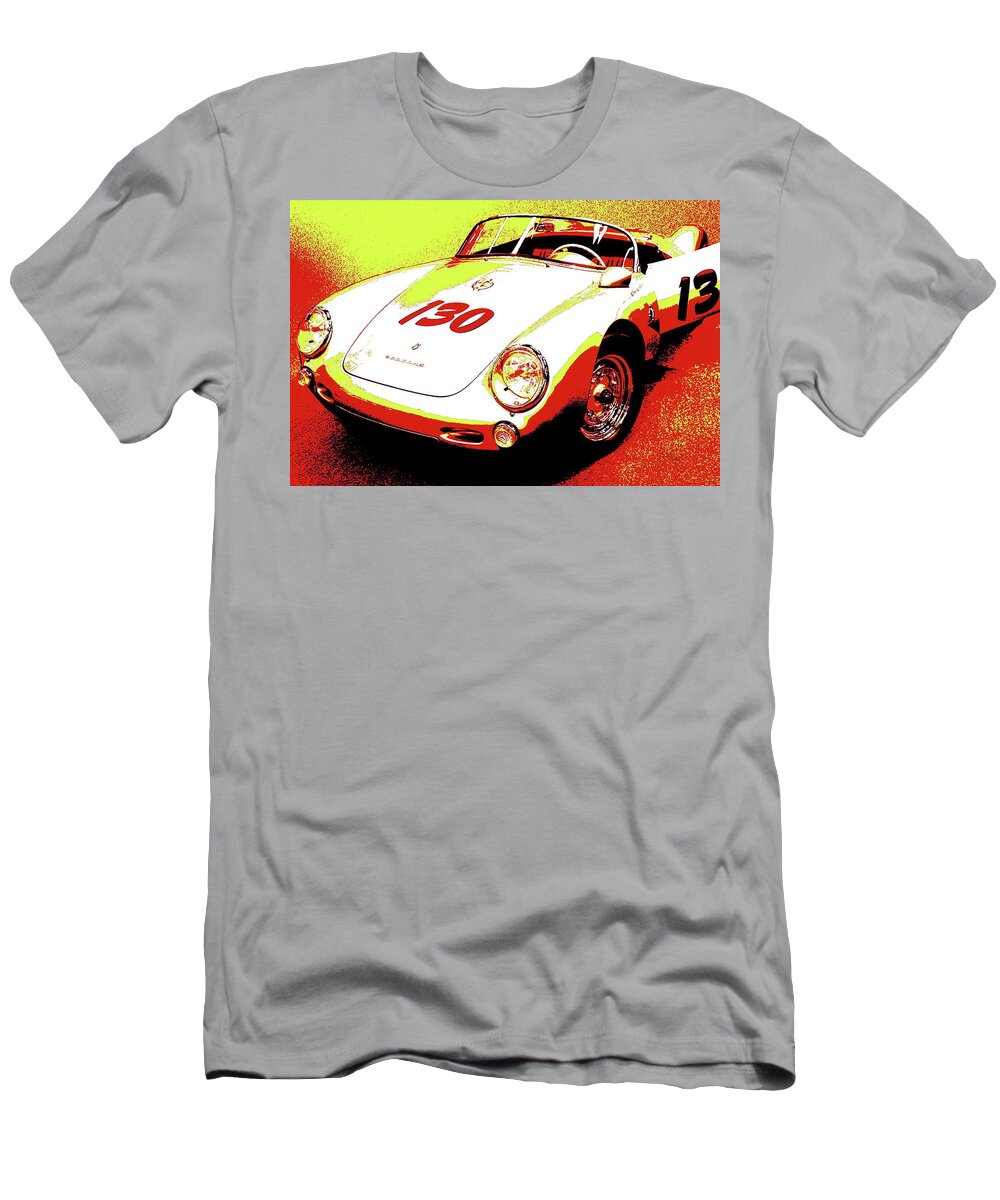 Porsche 550 Spyder T-Shirt featuring the digital art Porsche 550 Spyder by Jerzy Czyz