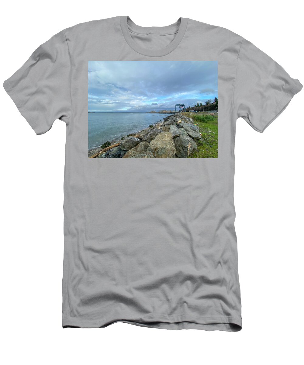 Port T-Shirt featuring the photograph Port of Everett by Anamar Pictures