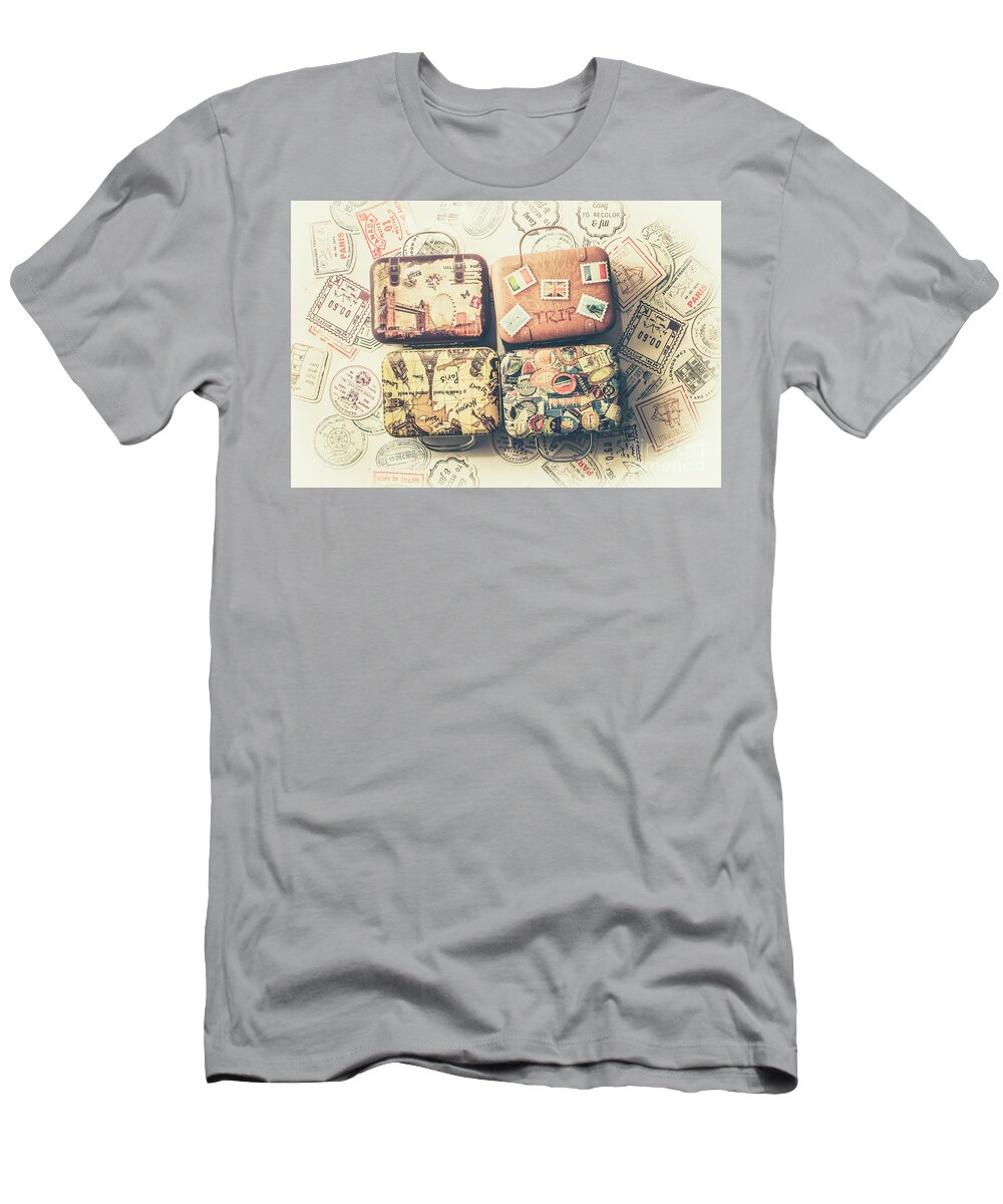Holiday T-Shirt featuring the photograph Postmarked and packed by Jorgo Photography
