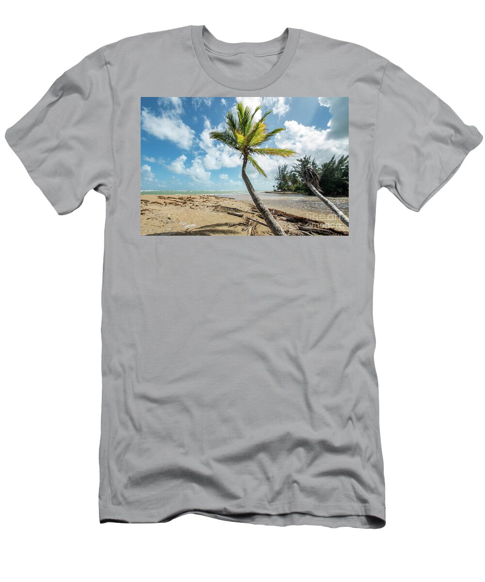 Puerto T-Shirt featuring the photograph Puerto Rican Paradise, Loiza, Puerto Rico by Beachtown Views