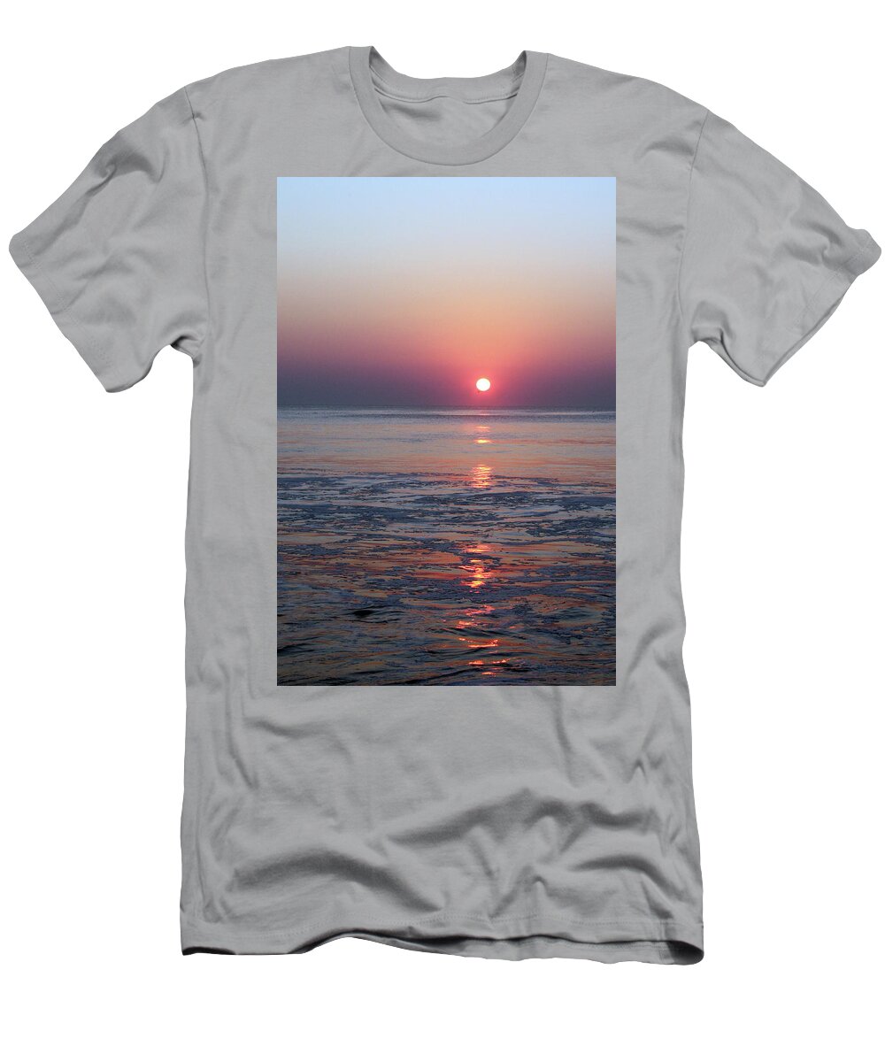 Beach T-Shirt featuring the photograph Reflections of Sunrays by Carolyn Stagger Cokley