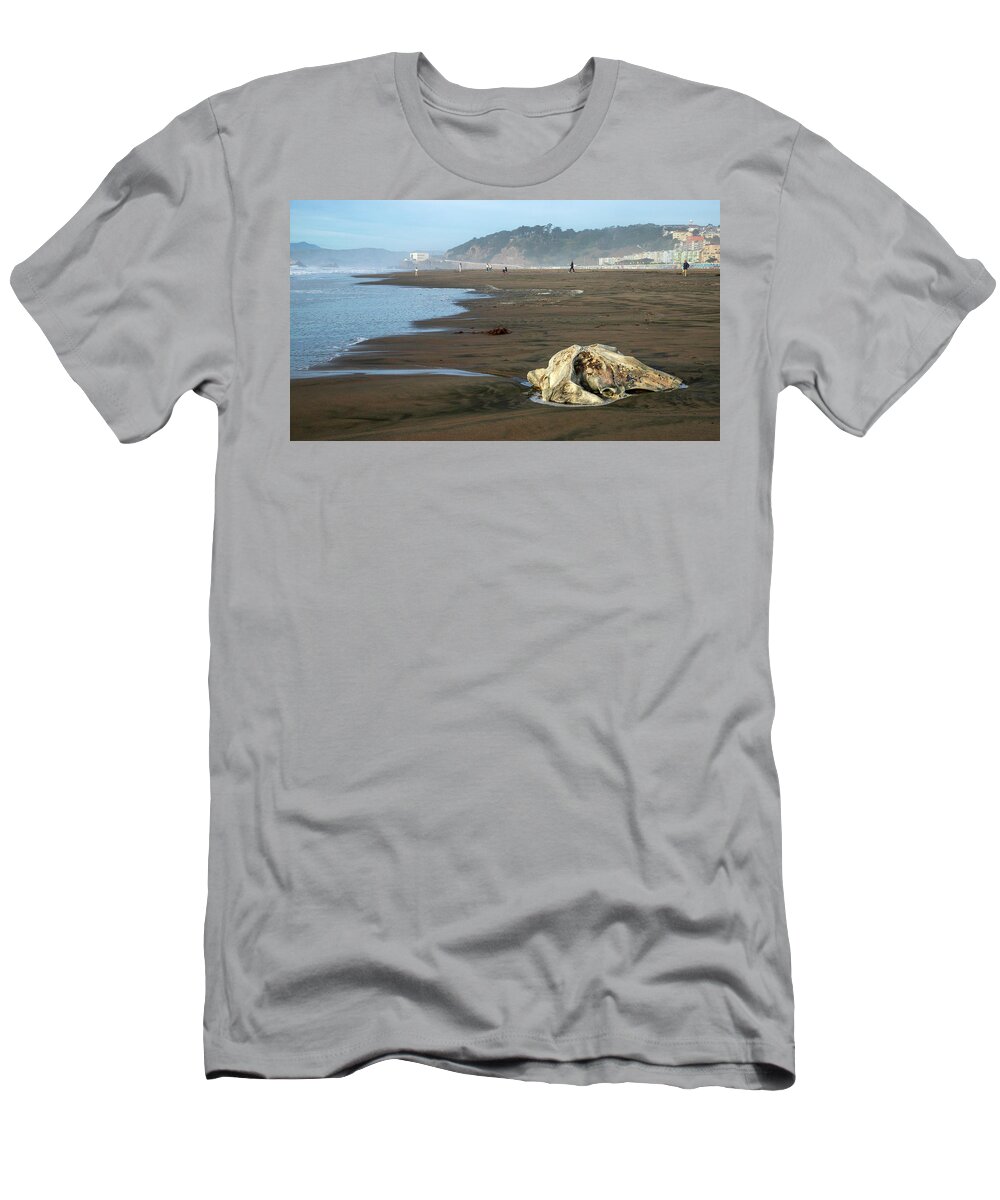 Bones T-Shirt featuring the photograph Remnant of the Sea by Bonnie Follett