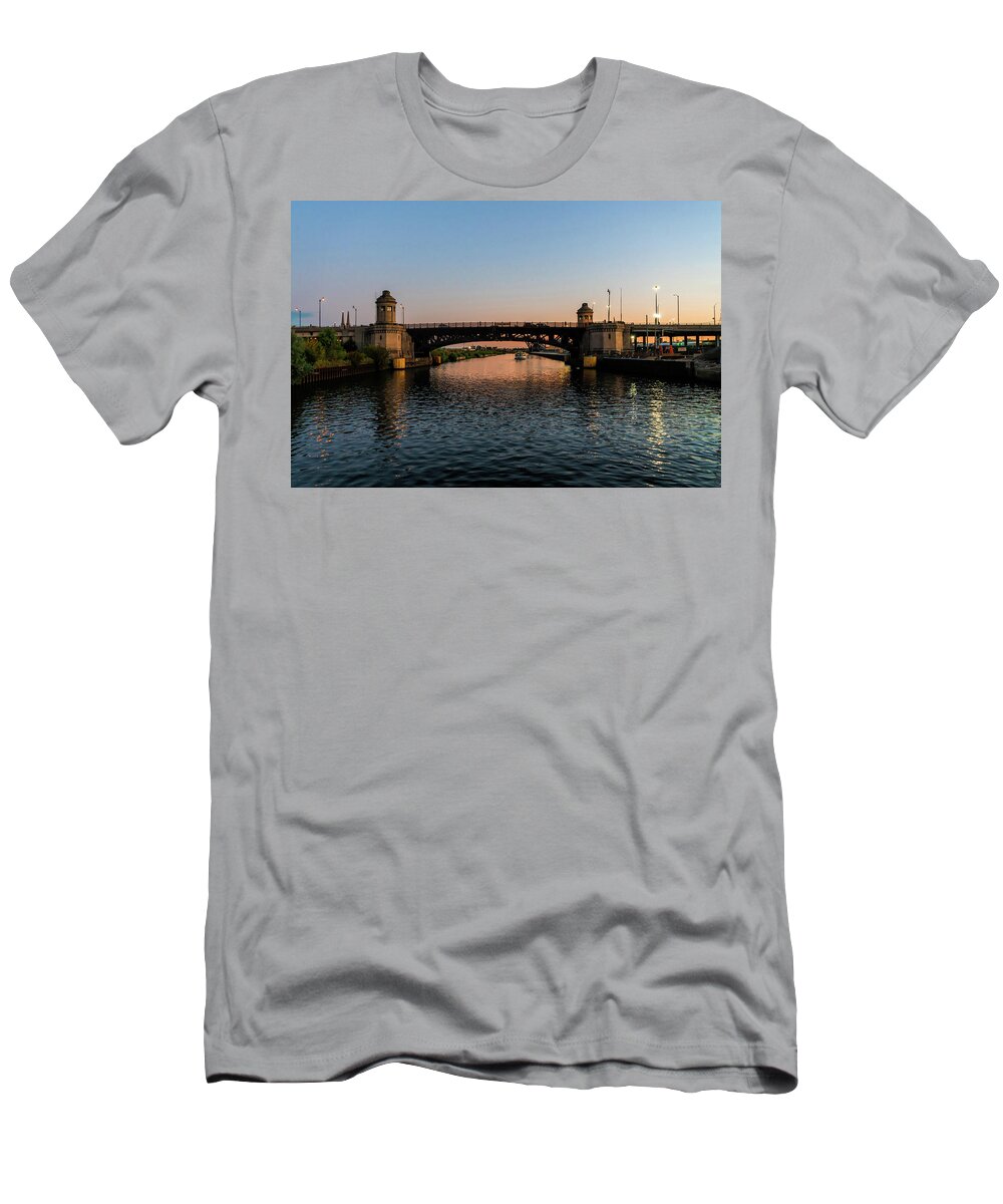 Roosevelt Road Bridge T-Shirt featuring the photograph Roosevelt Road Bridge by Sharon Popek