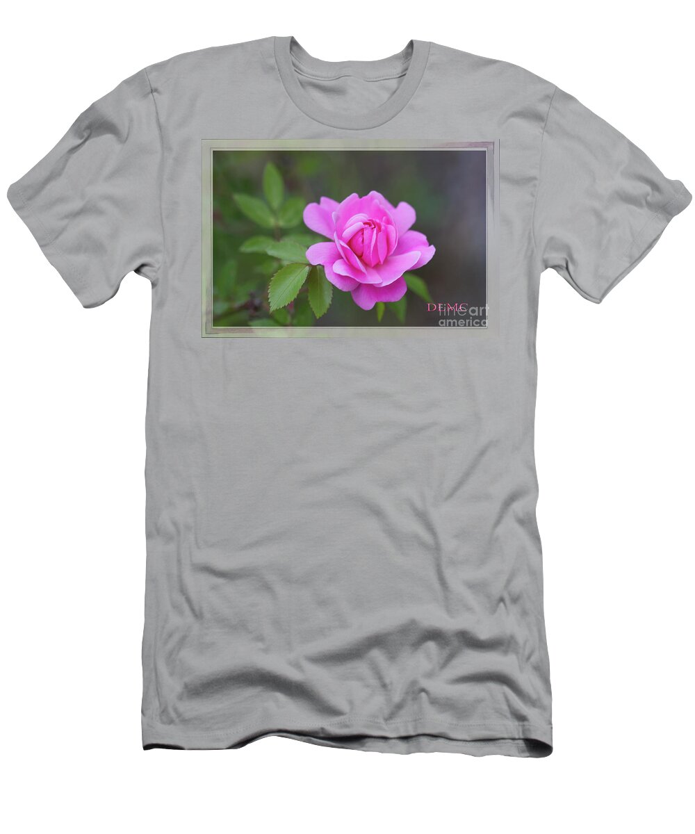 Rose T-Shirt featuring the photograph Rose Bright by Donna L Munro