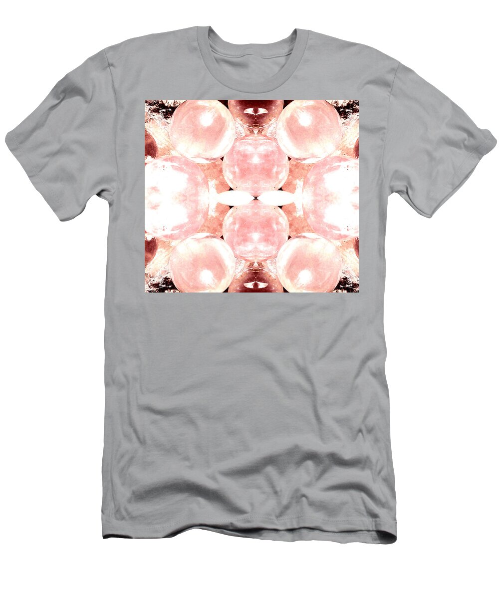 Rose Quartz T-Shirt featuring the photograph Rose Quartz Eyes by Stephenie Zagorski