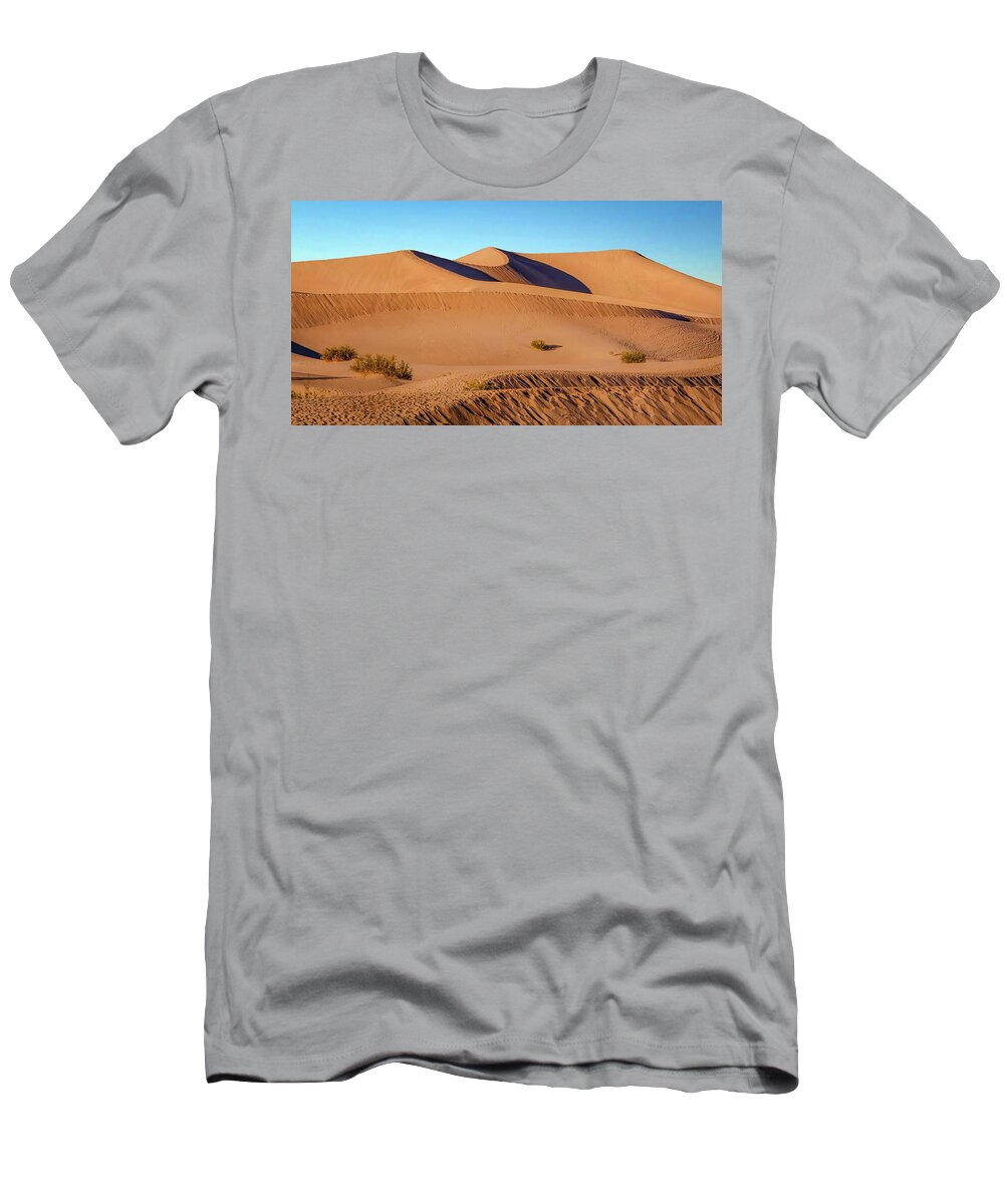 Mesquite Dunes T-Shirt featuring the photograph Sand Dunes by Rebecca Herranen