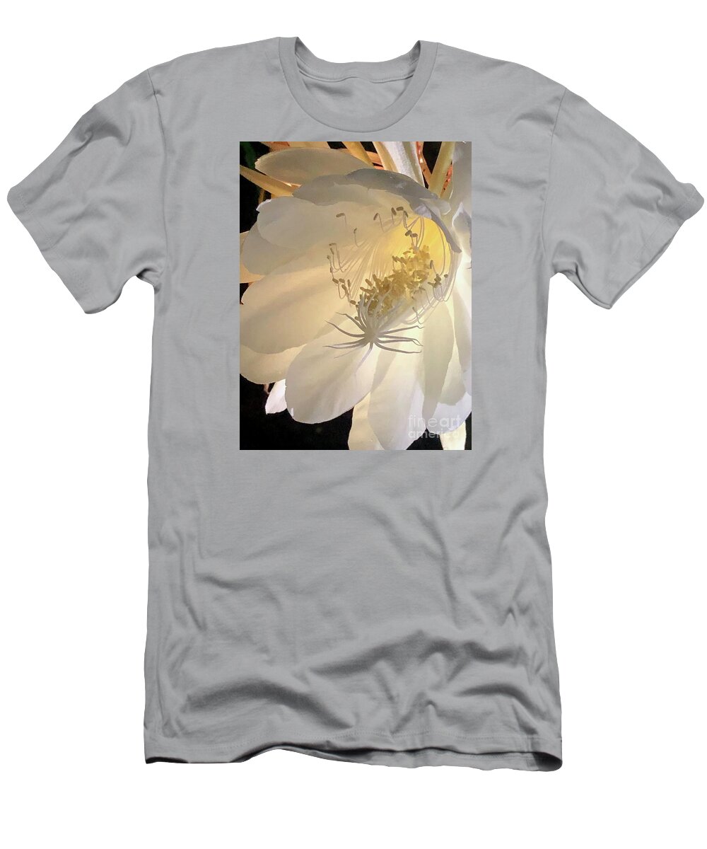 Floral T-Shirt featuring the photograph Serious Cerius by Deborah Ferree